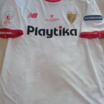 Sevilla Home football shirt 2017 - 2018 sponsored by Playtika