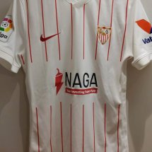 Sevilla Home football shirt 2021 - 2022 sponsored by Naga