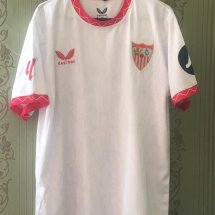 Sevilla Home football shirt 2024 - 2025 sponsored by Midea