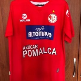 Juan Aurich Home football shirt 2013 sponsored by Café Altomayo