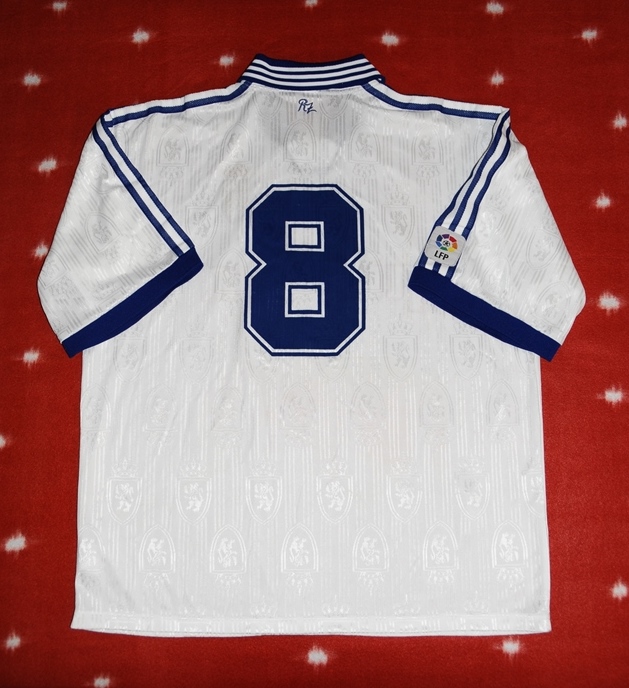 Maillot Vintage Real Zaragoza - Chemise Football Ancienne, état D'occasion