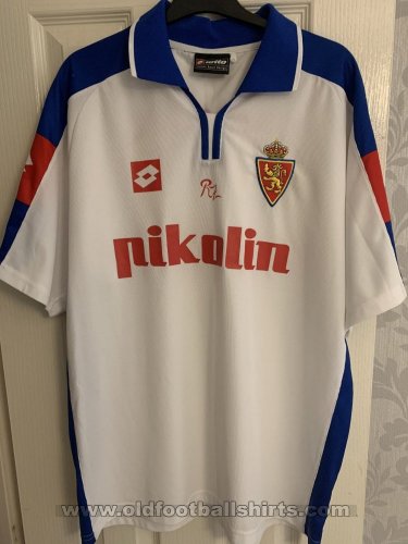 Real Zaragoza Home football shirt 2003 - 2005