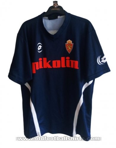 Real Zaragoza Training/Leisure football shirt 2003 - 2004
