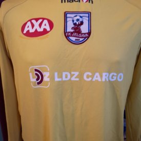 FK Jelgava Goalkeeper football shirt (unknown year) sponsored by LDZ Cargo