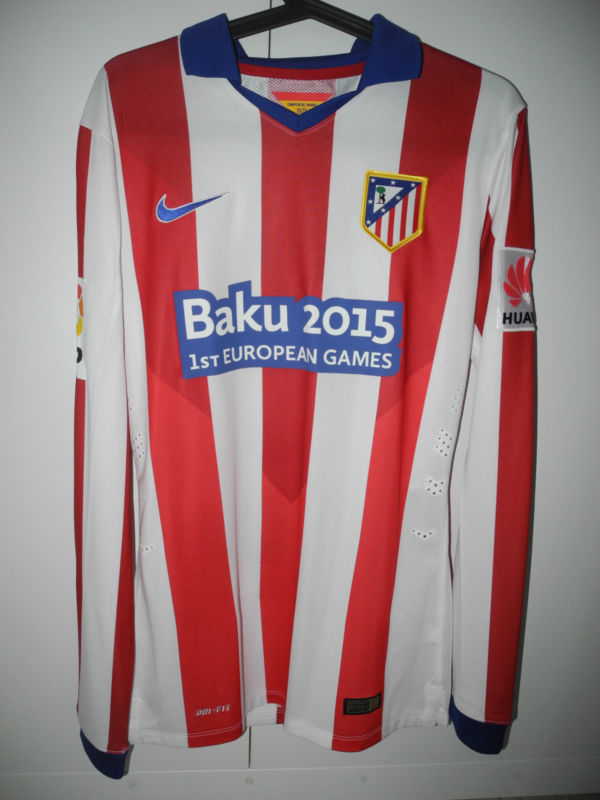 Atletico Madrid Home football shirt 2014 - 2015. Sponsored by ...