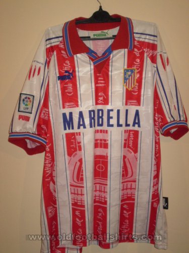 Atletico Madrid Home football shirt 1997 - 1998