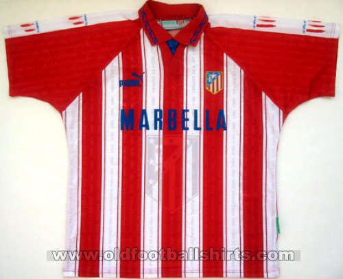 Atletico Madrid Home football shirt 1995 - 1996