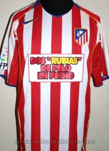 Atletico Madrid Home football shirt 2004 - 2005