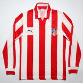 Atletico Madrid Home camisa de futebol 1985 - 1986