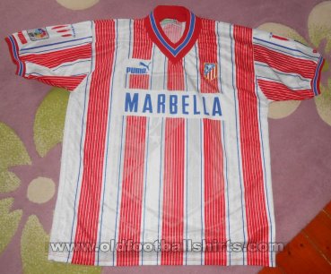 Atletico Madrid Home football shirt 1997 - 1998