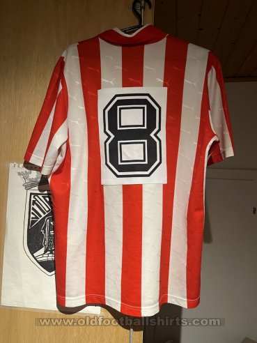 Atletico Madrid Home football shirt 1991 - 1992