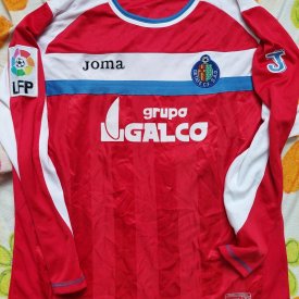 Getafe Home football shirt 2007 - 2008 sponsored by Grupa Galco