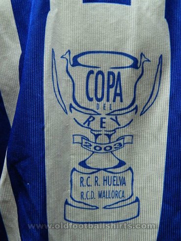 Recreativo Huelva Cup Shirt football shirt 2002 - 2003