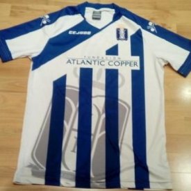 Recreativo Huelva Home football shirt (unknown year) sponsored by Atlantic Copper
