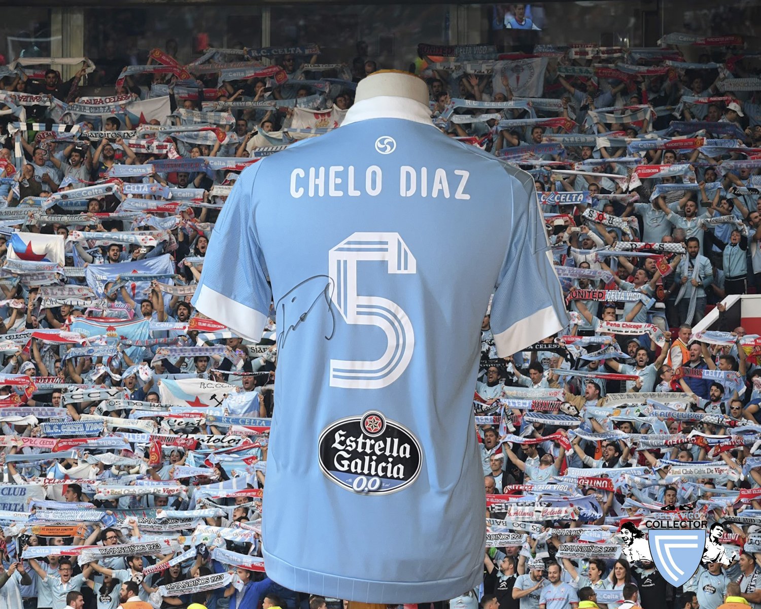 Maillot Domicile Celta Vigo 2015/16 – Adidas, Taille S, Homme, Bon état