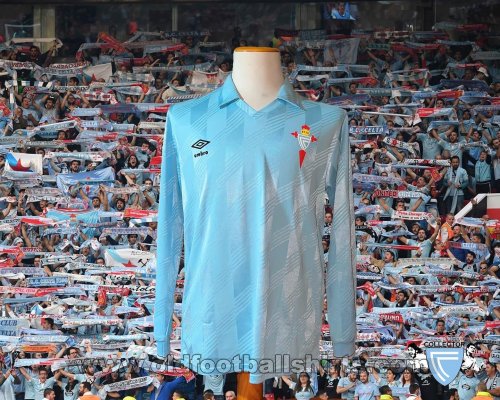 Celta Vigo Home voetbalshirt  1990 - 1991