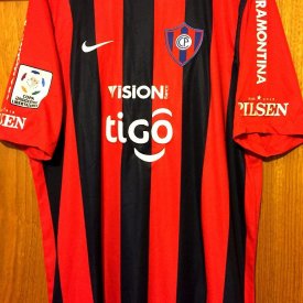 Cerro Porteño Home football shirt 2015 sponsored by Tigo