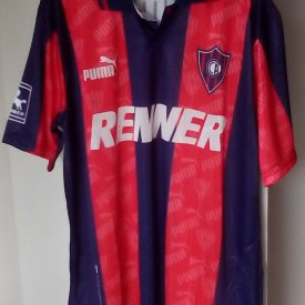 Cerro Porteño Home football shirt 1997 - 1998 sponsored by Renner