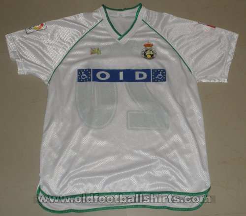 Racing Santander Home football shirt 2001 - 2002