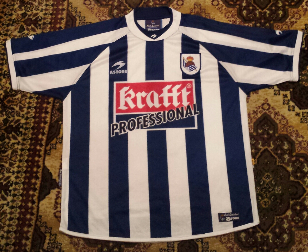 Maillot Real Sociedad 2002-2003 Vintage - Taille M - Occasion