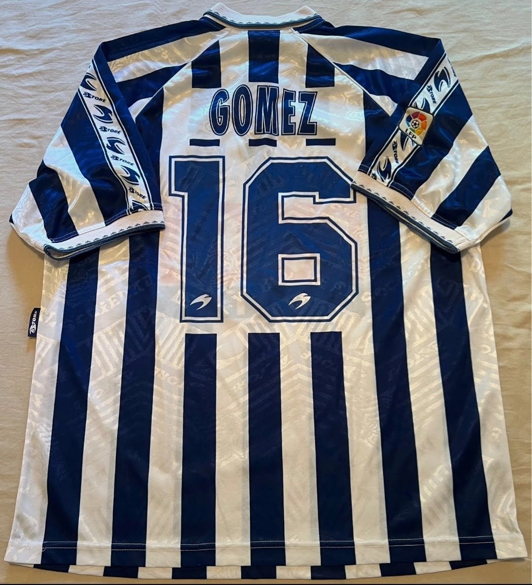 Maillot Vintage Real Sociedad 1995-1996 Krafft – Taille XXL – Flocage Numéro 9