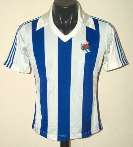 Maillot De Football Vintage Real Sociedad - Taille XS, Occasion, Modèle Ancien 57ct