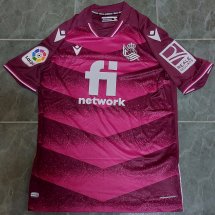 Real Sociedad Home Camiseta de Fútbol 2021 - 2022 sponsored by fi Network
