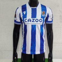 Real Sociedad Home Camiseta de Fútbol 2022 - 2023 sponsored by Cazoo