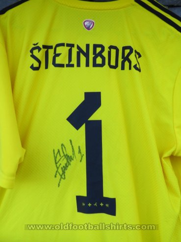 Latvia Portiere maglia di calcio 2023