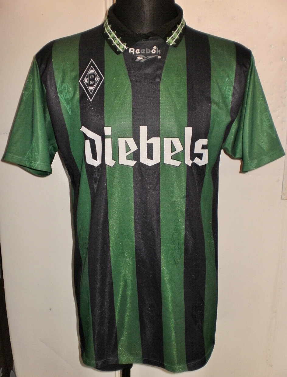 Score Draw Retro Trikot Borussia Mönchengladbach Heimtrikot 1995