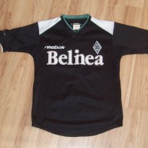 Borussia Mönchengladbach Home football shirt 2001 - 2002 sponsored by Belinea