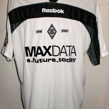 Borussia Mönchengladbach Home football shirt 2000 - 2001 sponsored by Maxdata