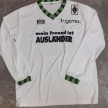 Borussia Mönchengladbach Home football shirt 1992 - 1993 sponsored by Mein Freund ist Ausländer
