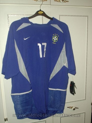Brazil Away football shirt 2002 - 2004