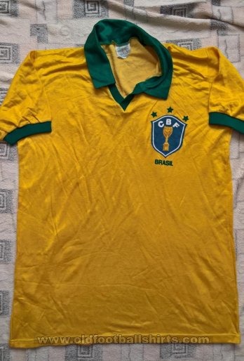 Brazil Retro Replicas חולצת כדורגל 1986