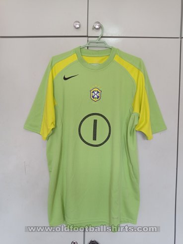 Brazil שוער חולצת כדורגל 2004 - 2005
