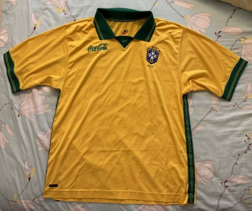 Brazil Training/Leisure football shirt 1997 - 1998
