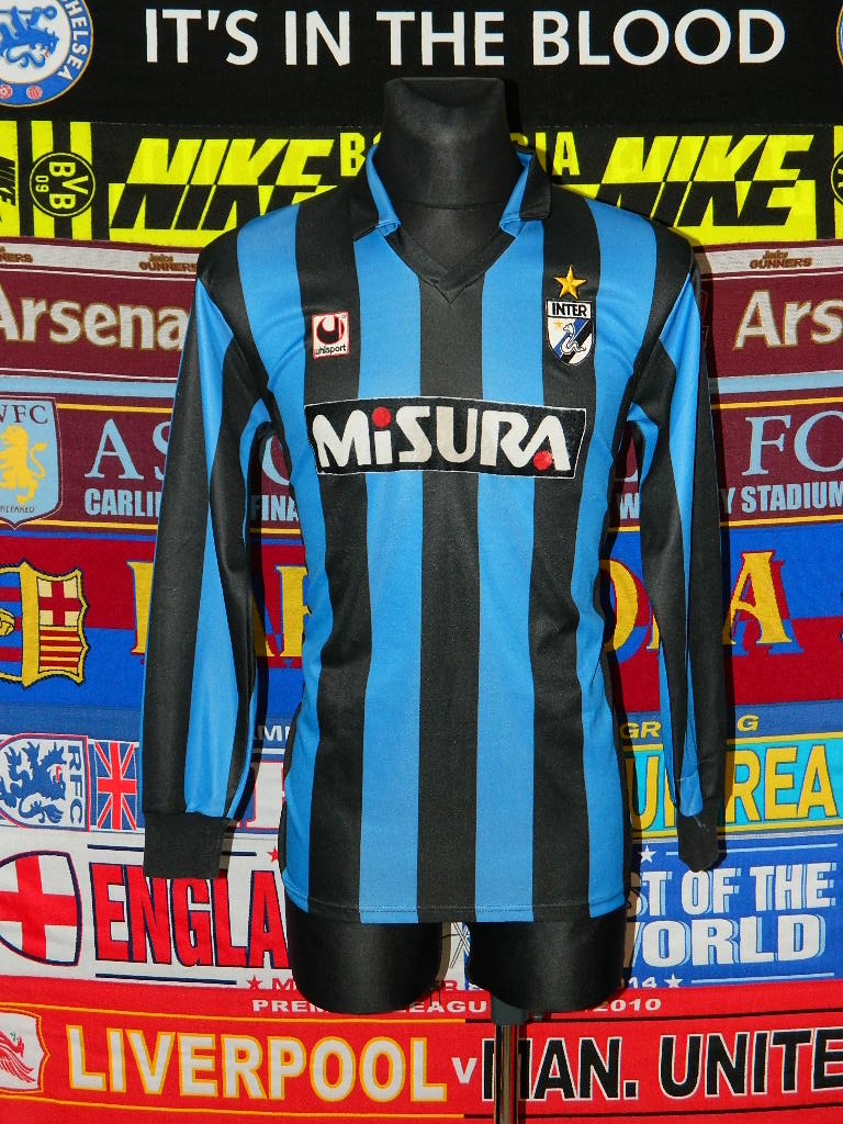 1987-88 Inter Maglia #12 A. Malgioglio Match Worn Le Coq Misura