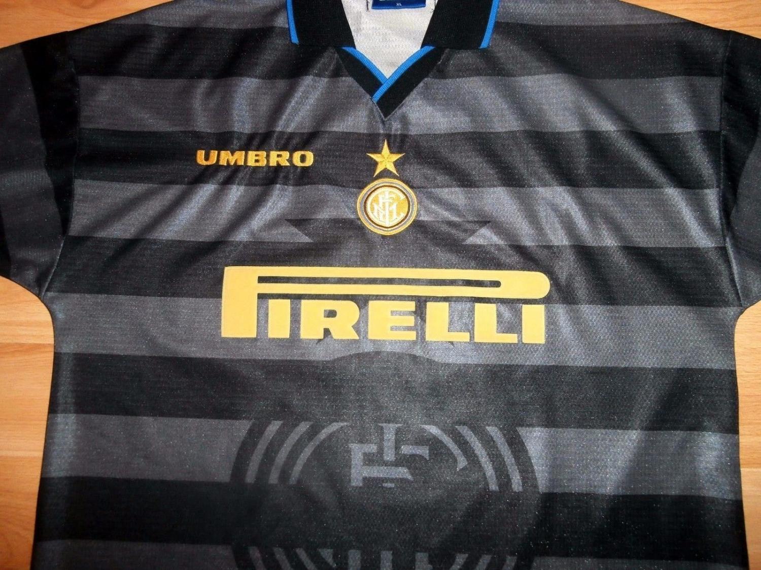 Internazionale Cup Shirt football shirt 1997 - 1998. Sponsored by Pirelli