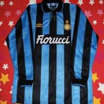 Internazionale Home Camiseta de Fútbol 1992 - 1994 sponsored by Fiorucci