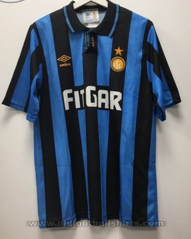 Internazionale Home Camiseta de Fútbol 1991 - 1992