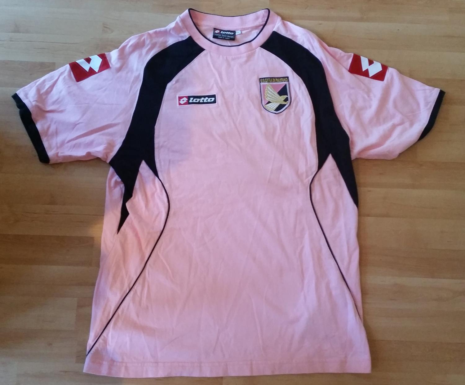 Maillot Vintage OLD SOCCER Palermo – Reproduction Coton (Neuf)