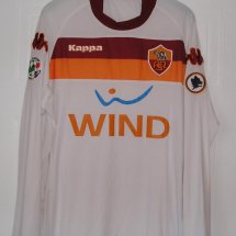 Roma Home football shirt 2009 - 2010 sponsored by Wind