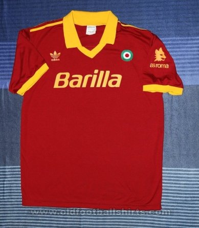 Roma Home football shirt 1991 - 1992. Sponsored by Barilla