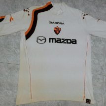 Roma Home football shirt 2004 - 2005 sponsored by Mazda