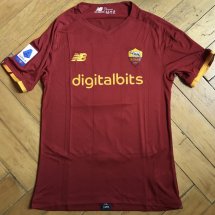 Roma Home football shirt 2021 - 2022 sponsored by Digitalbits