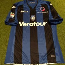 Atalanta Home baju bolasepak 2017 - 2018 sponsored by Veratour
