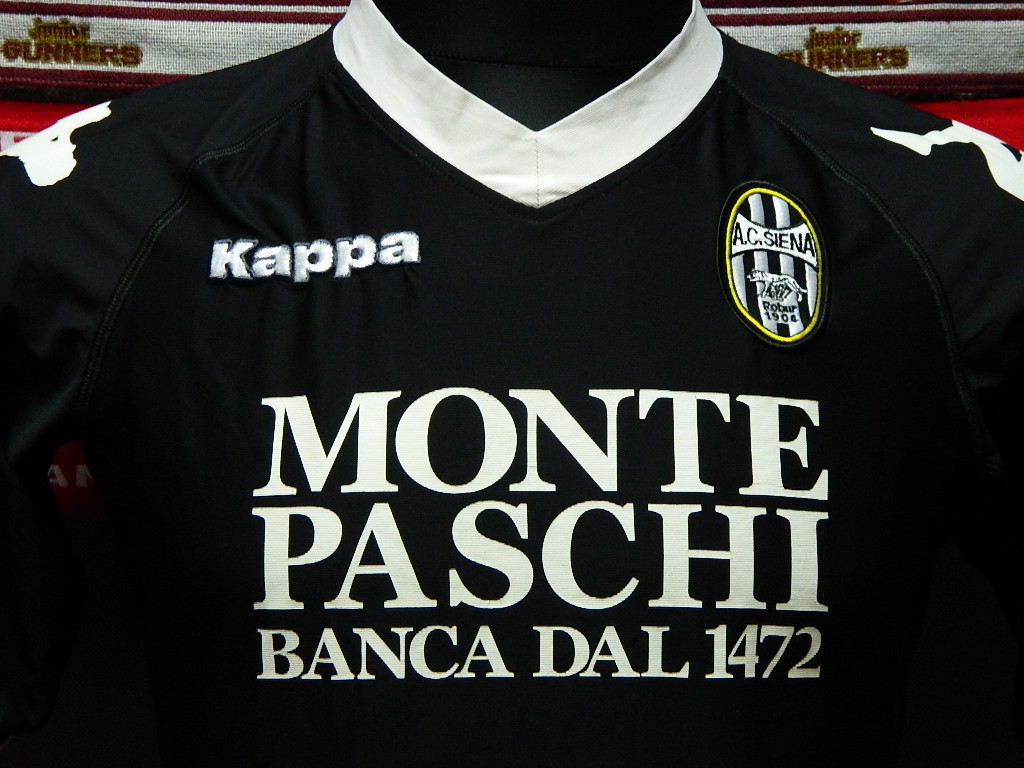 Maillot De Football Siena Occasion - Marque Mass
