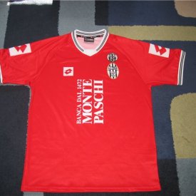 Siena Home football shirt 2004 - 2005 sponsored by Monte Paschi