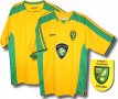 Norwich City Home fotbollströja 2003 - 2005